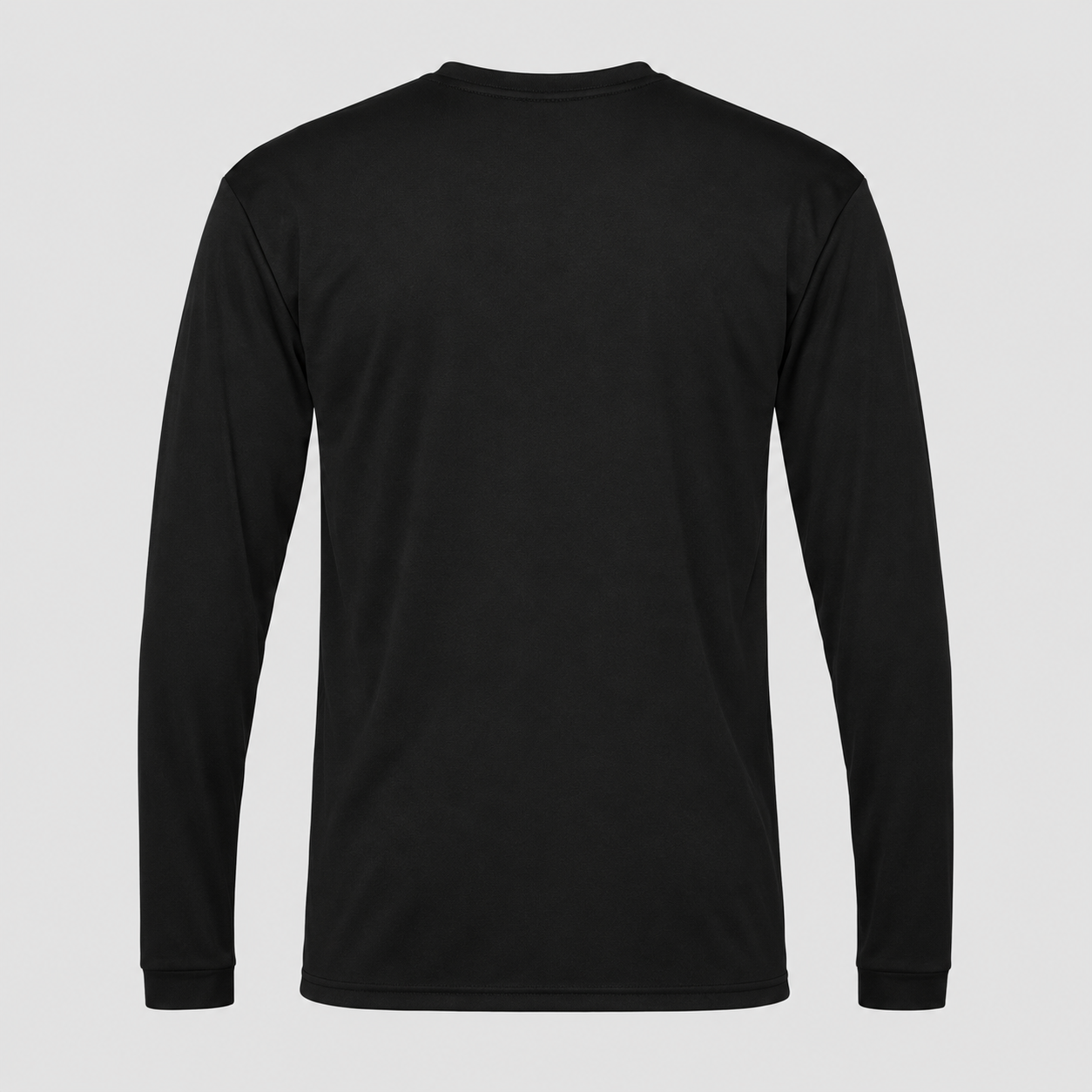 Men's Tom Ford Polyester Long Sleeve T-Shirt | Color: Black | View 2