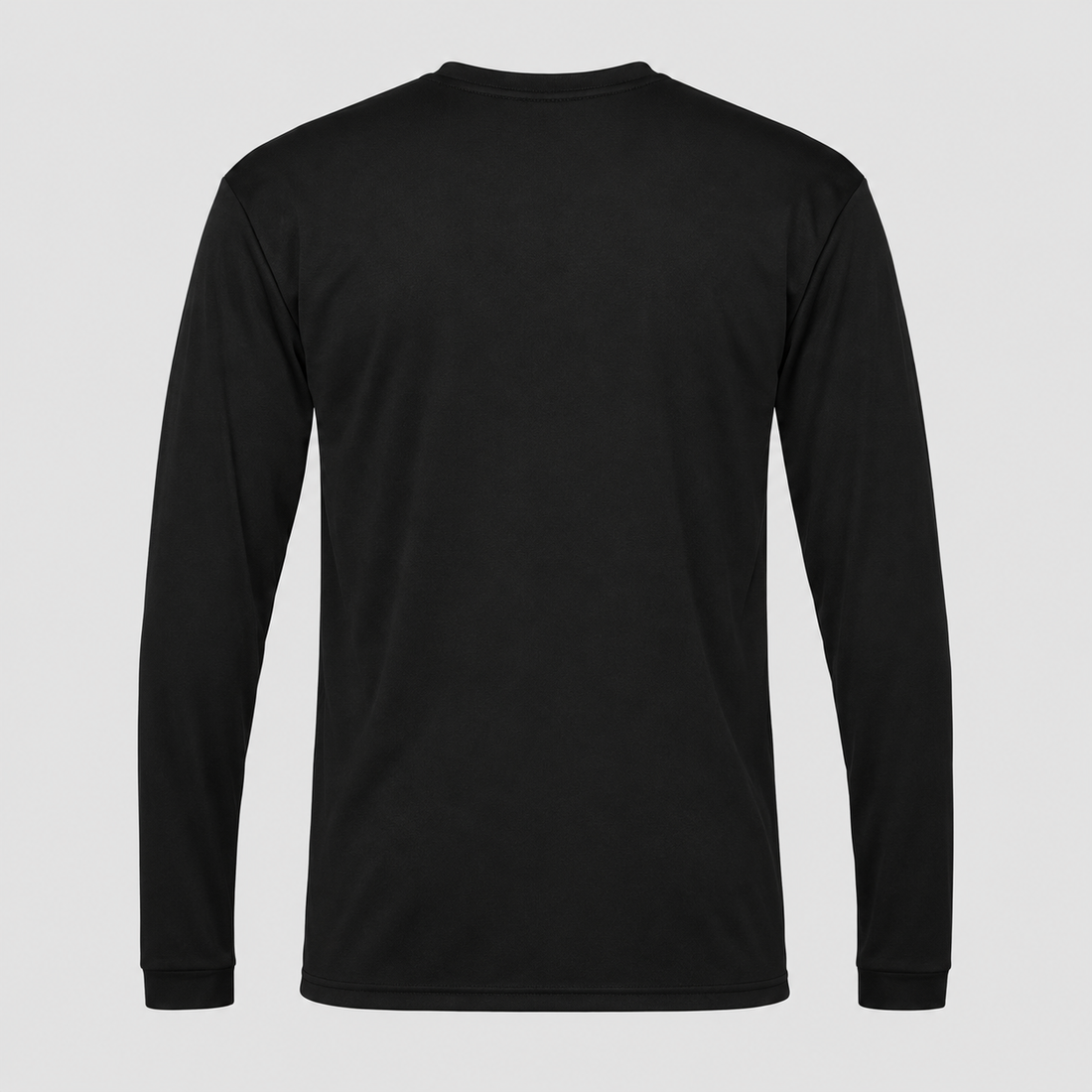 Men's Tom Ford Polyester Long Sleeve T-Shirt | Color: Black | View 2