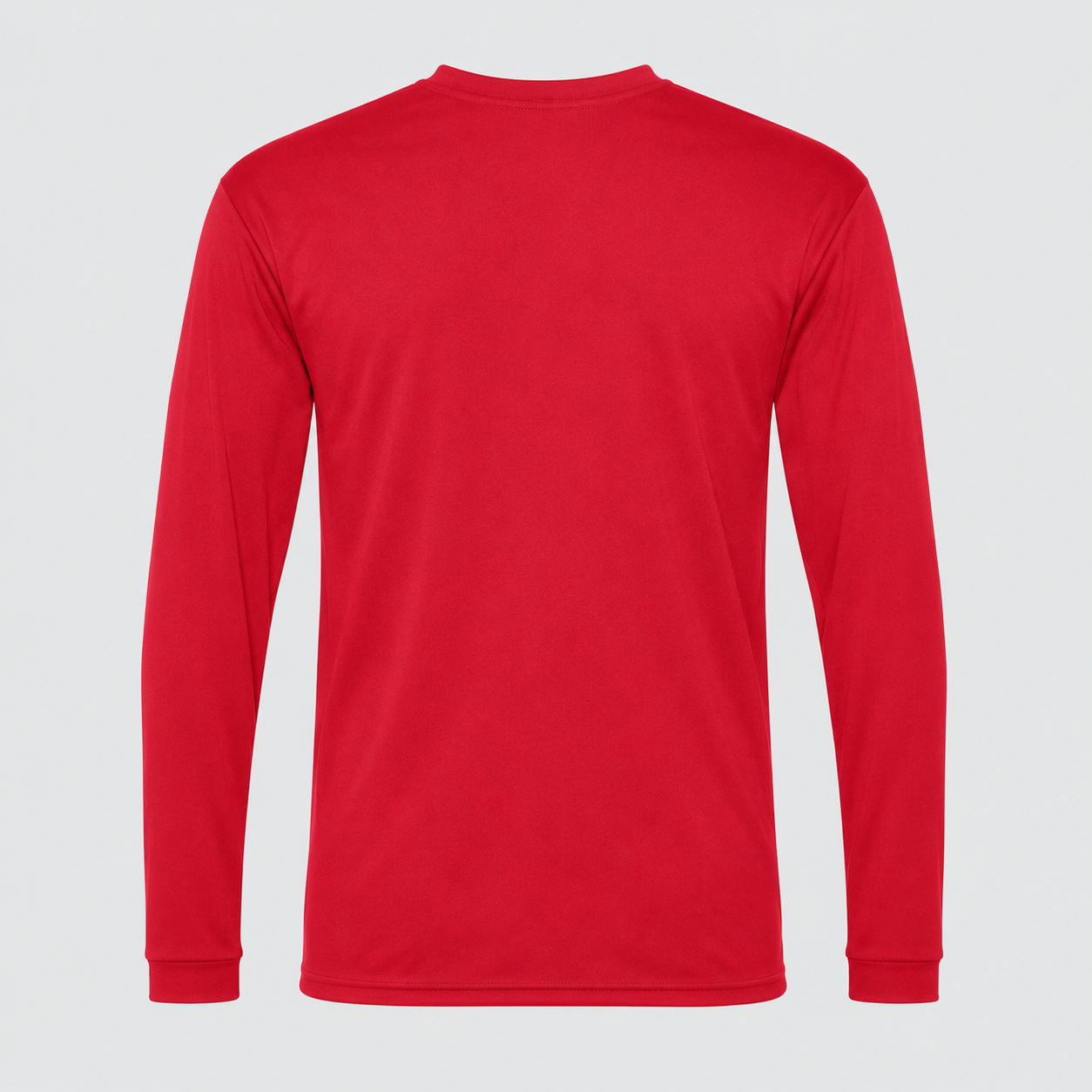 Men's Tom Ford Polyester Long Sleeve T-Shirt | Color: Red | View 2