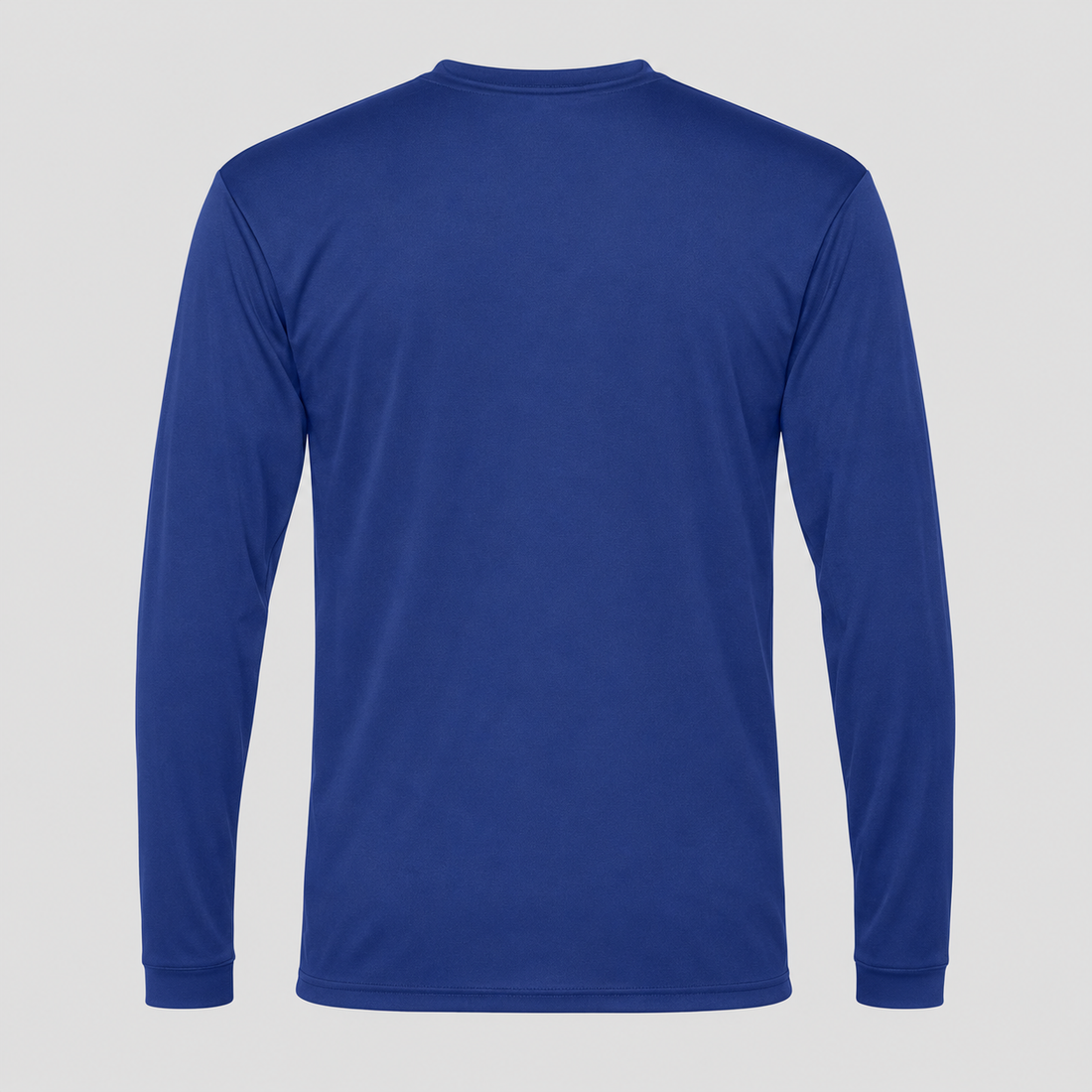 Men's Tom Ford Polyester Long Sleeve T-Shirt | Color: Royal Blue | View 2