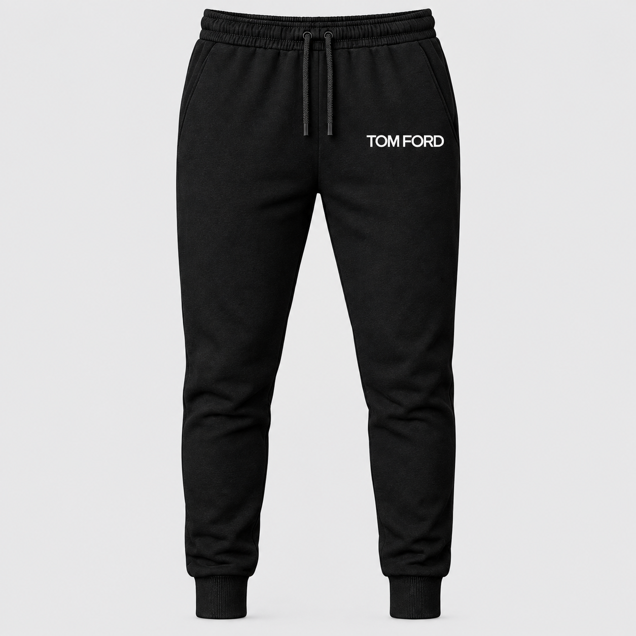Men's Tom Ford Hoodie Joggers Set | Color: Black | View 5