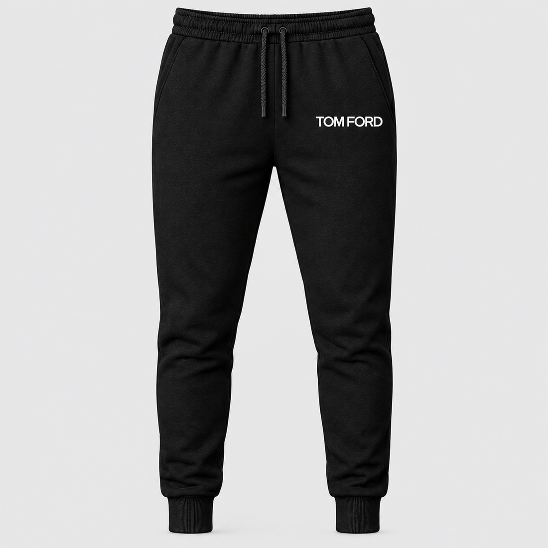Men's Tom Ford Hoodie Joggers Set | Color: Black | View 5