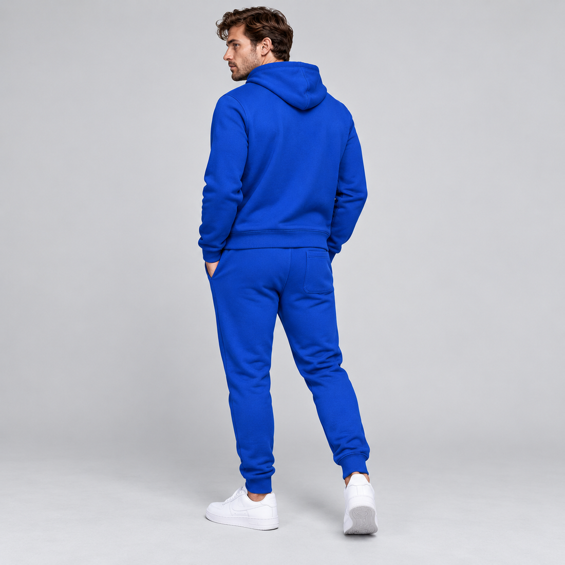 Men's Tom Ford Hoodie Joggers Set | Color: Blue | View 3