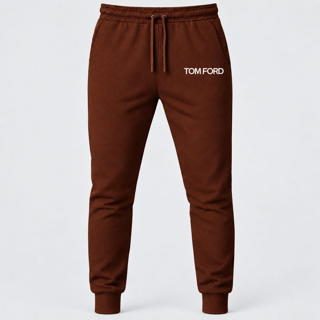 Men's Tom Ford Hoodie Joggers Set | Color: Brown | View 5
