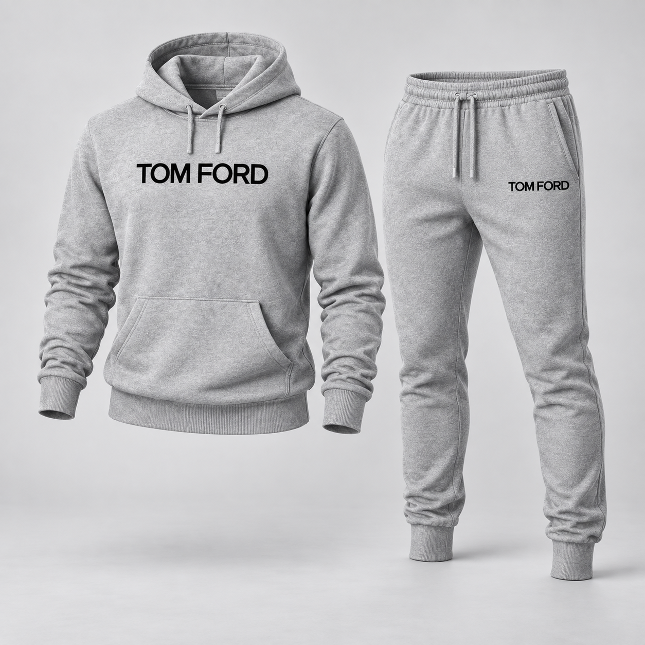 Men's Tom Ford Hoodie Joggers Set | Color: Grey | View 1