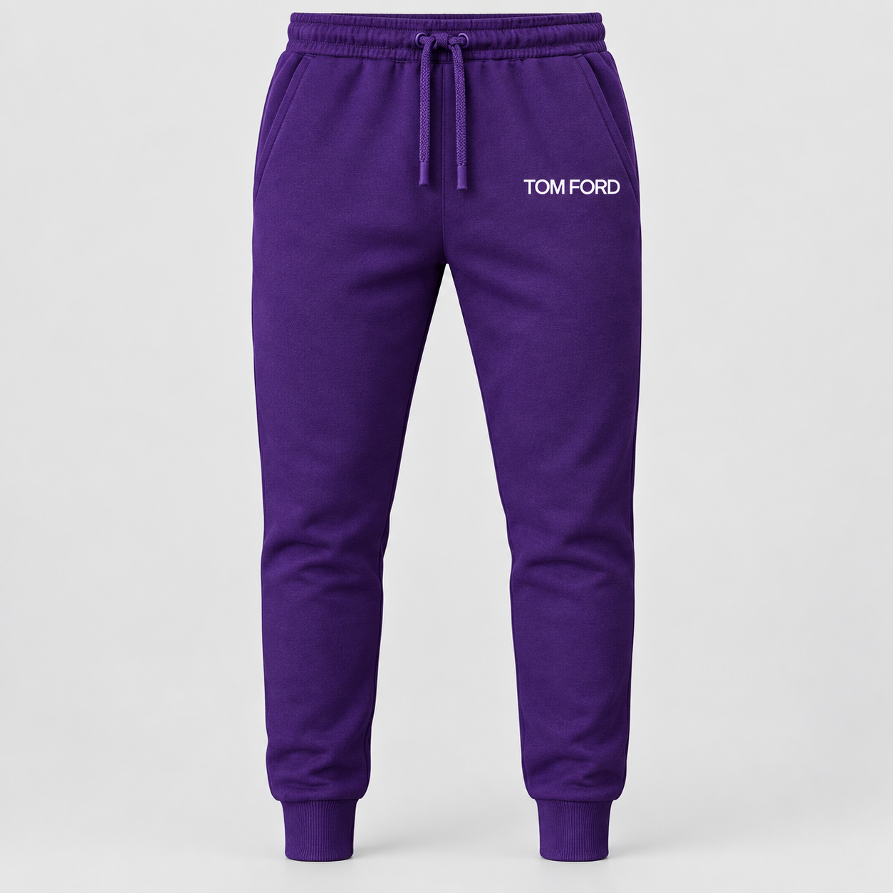 Men's Tom Ford Hoodie Joggers Set | Color: Purple | View 5