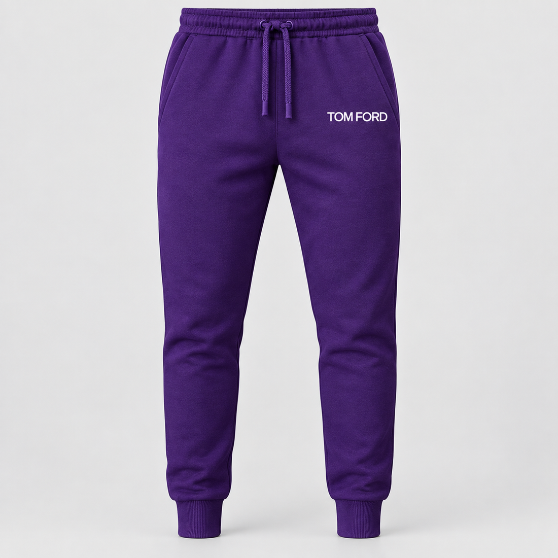 Men's Tom Ford Hoodie Joggers Set | Color: Purple | View 5