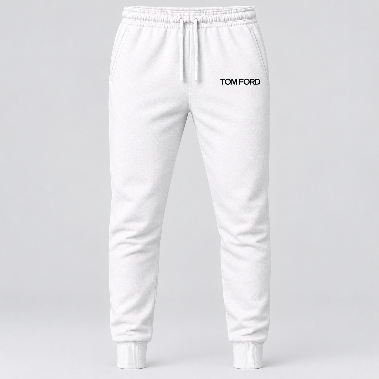 Men's Tom Ford Hoodie Joggers Set | Color: White | View 5