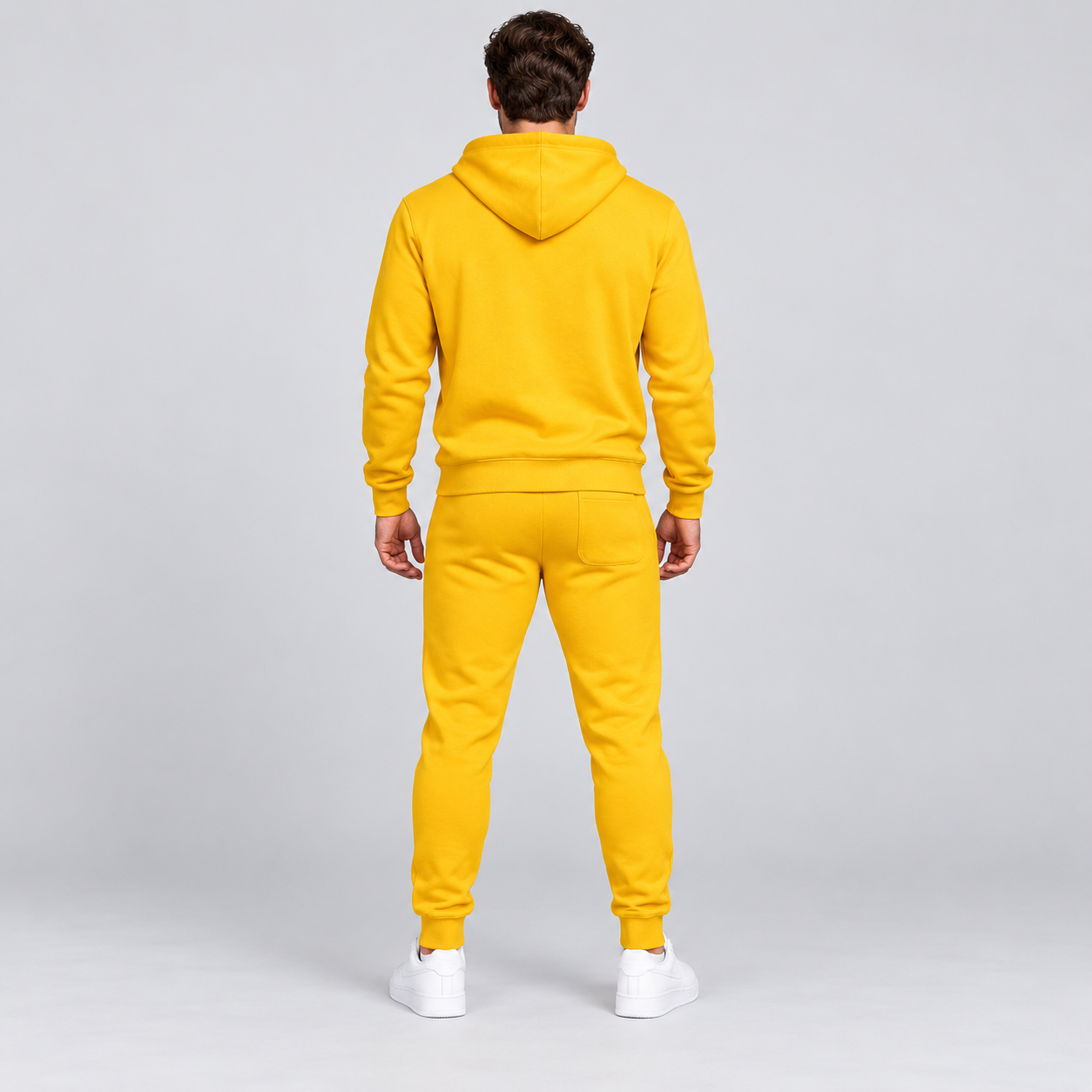 Men's Tom Ford Hoodie Joggers Set | Color: Yellow | View 3