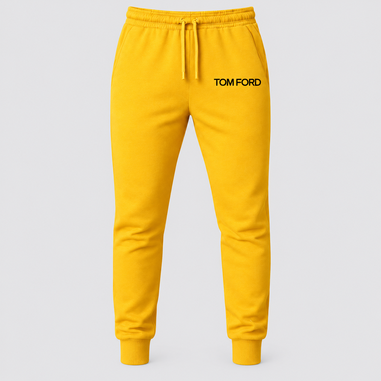 Men's Tom Ford Hoodie Joggers Set | Color: Yellow | View 5