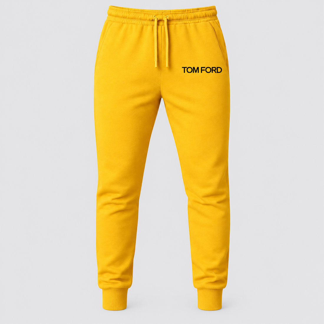 Men's Tom Ford Hoodie Joggers Set | Color: Yellow | View 5