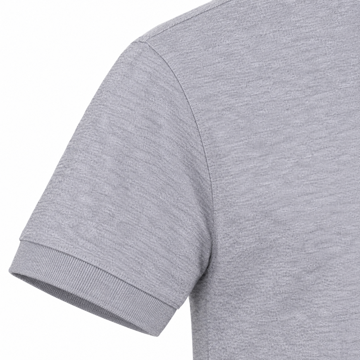 Men's Tom Ford Dry Blend Polo | Color: Grey | View 5