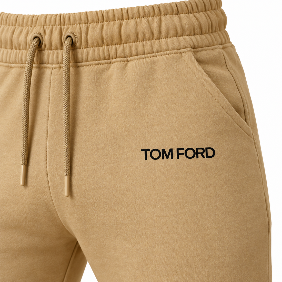 Men's Tom Ford Sweatpants | Color: Khaki | View 3
