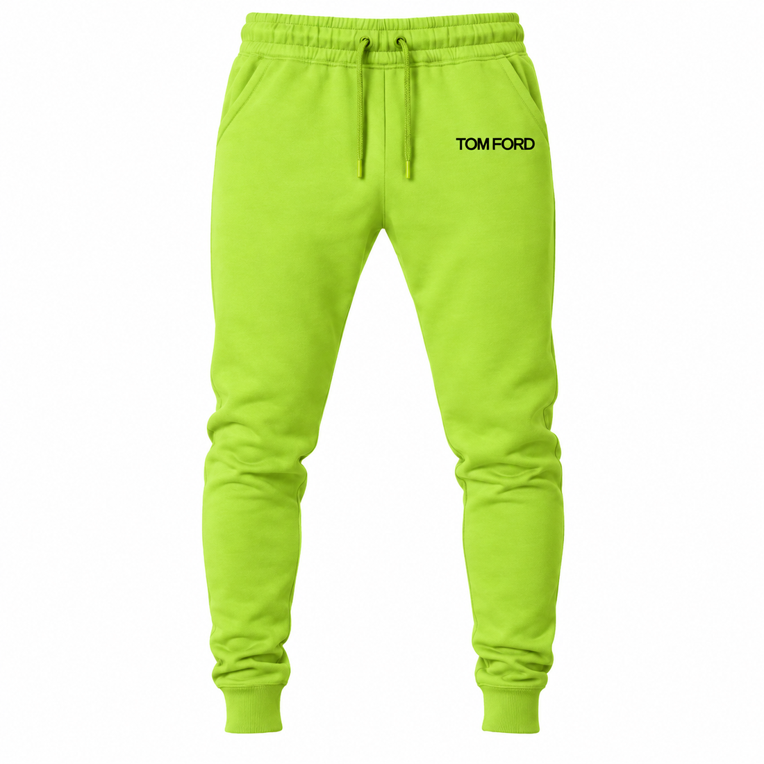 Men's Tom Ford Sweatpants | Color: Lime Green | View 2
