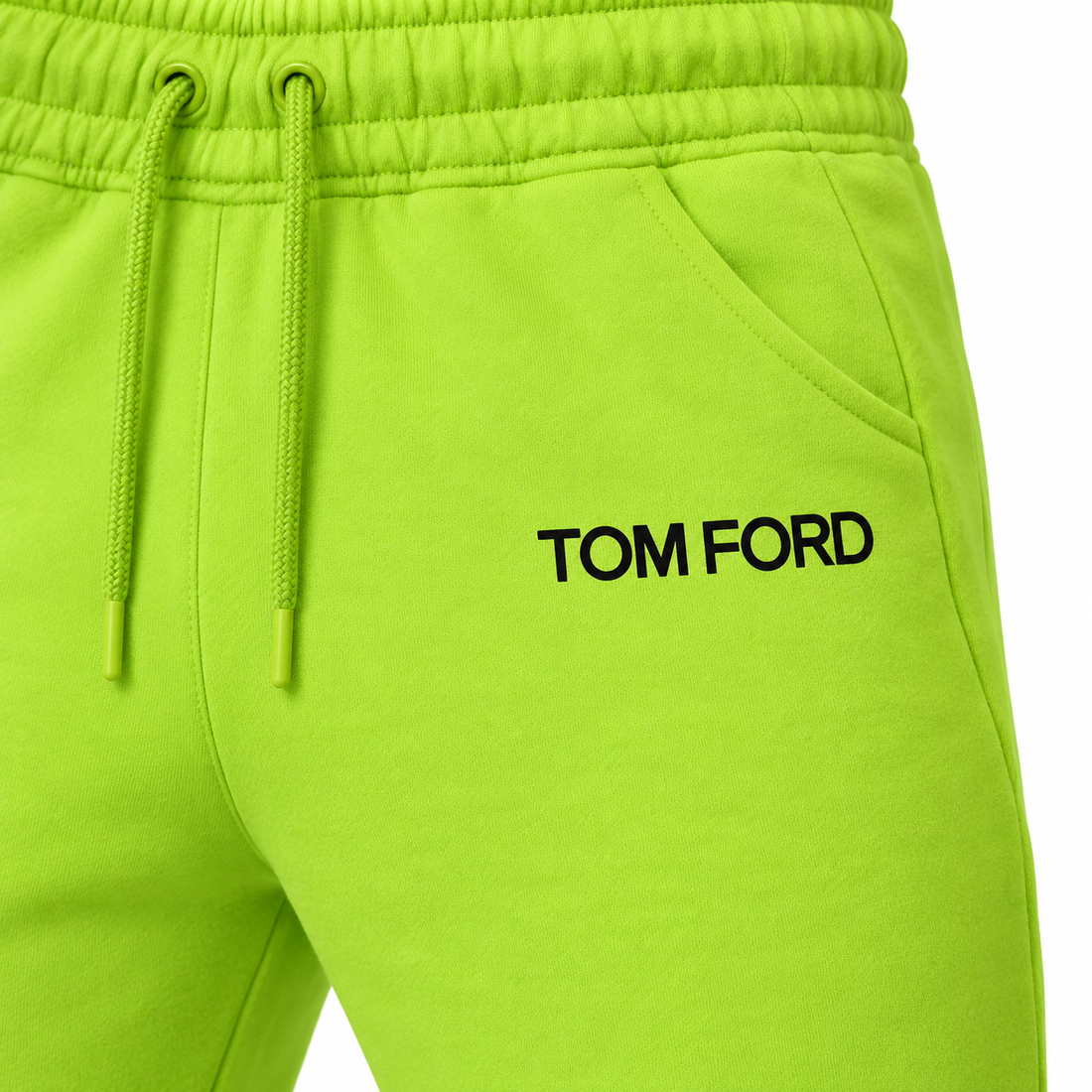 Men's Tom Ford Sweatpants | Color: Lime Green | View 3