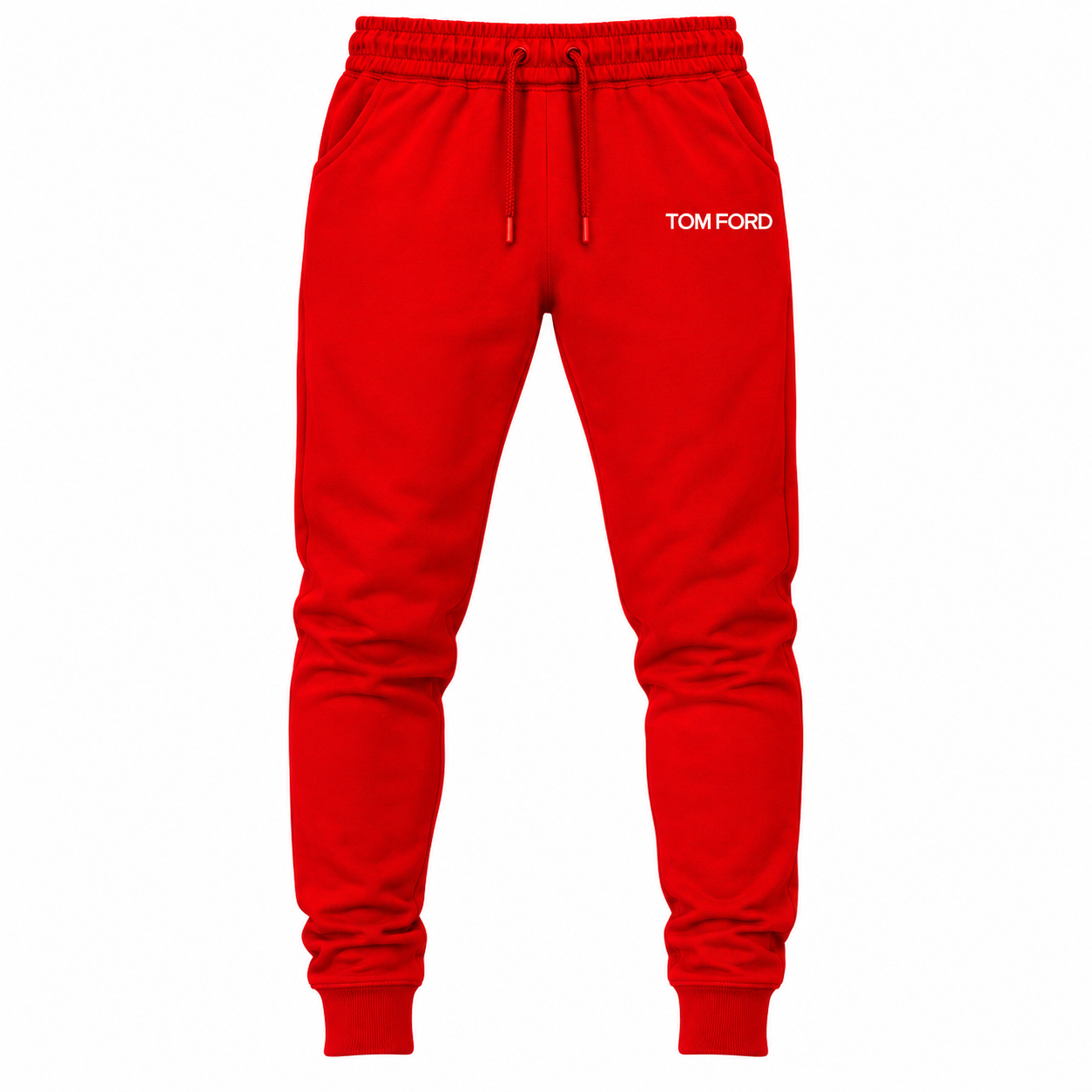 Men's Tom Ford Sweatpants | Color: Red | View 2