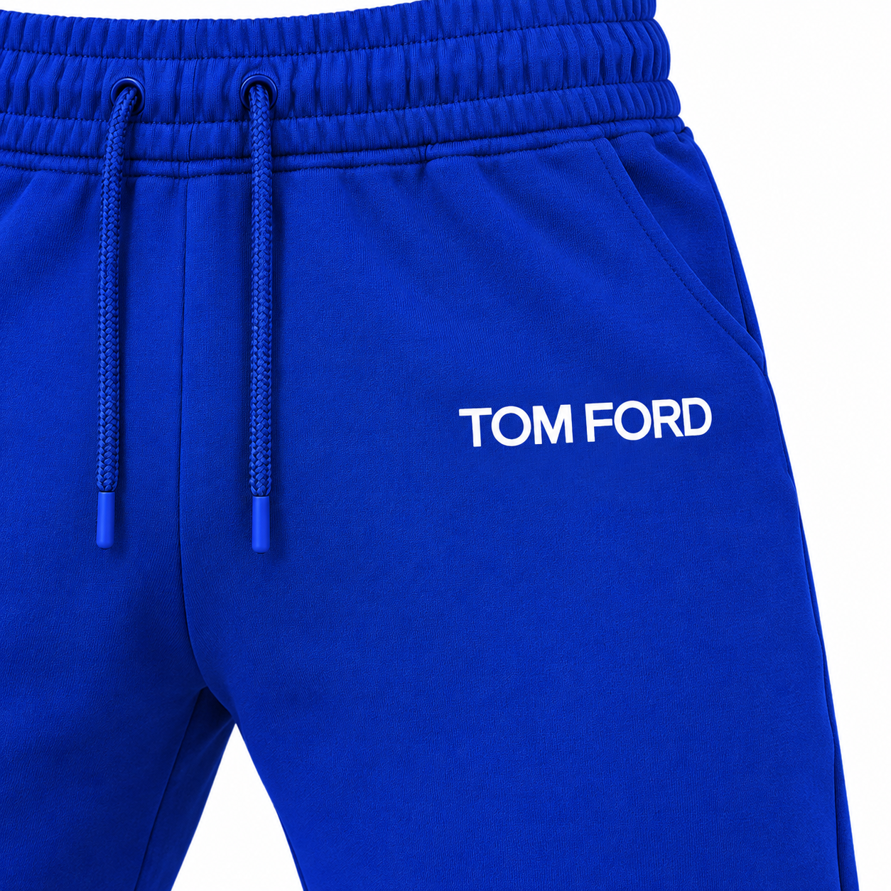 Men's Tom Ford Sweatpants | Color: Royal Blue | View 3