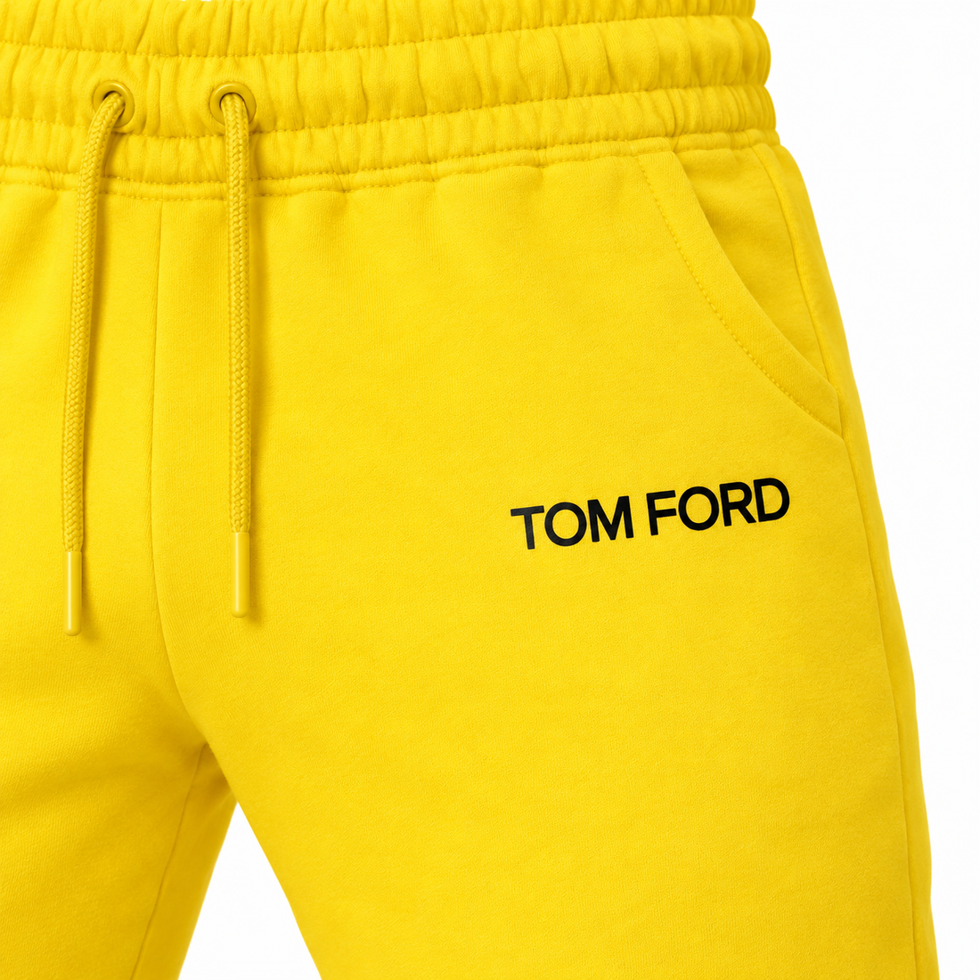 Men's Tom Ford Sweatpants | Color: Yellow | View 3