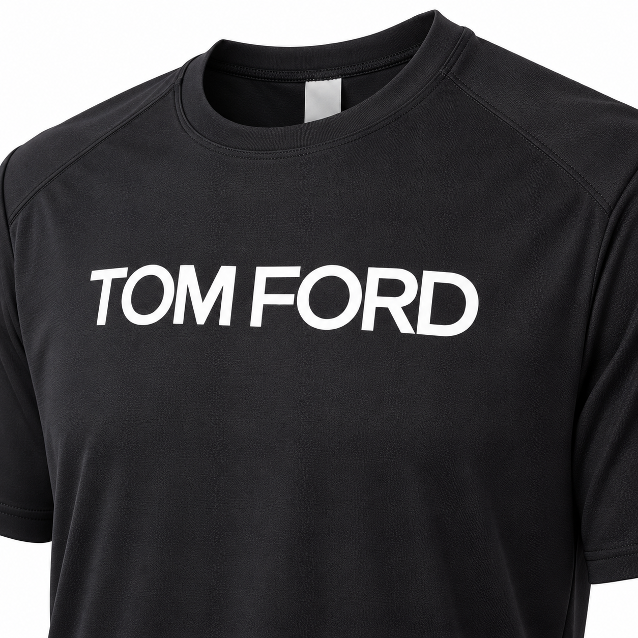 Men's Tom Ford Performance T-Shirt | Color: Black | View 3