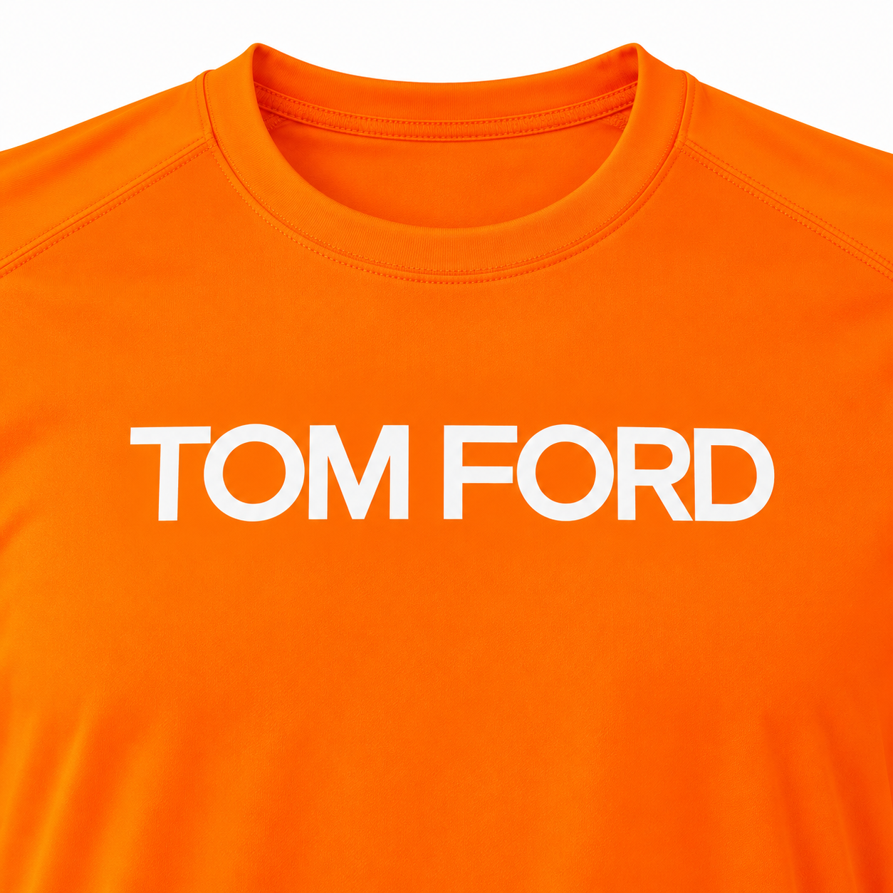 Men's Tom Ford Performance T-Shirt | Color: Orange | View 3