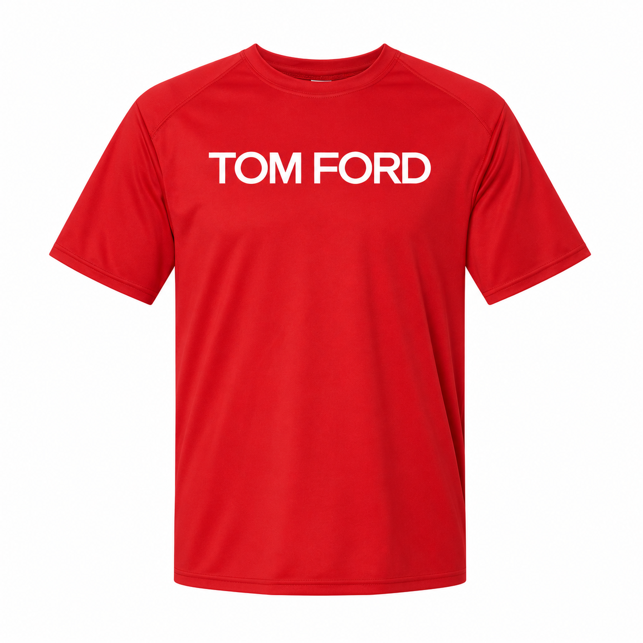 Men's Tom Ford Performance T-Shirt | Color: Red | View 2