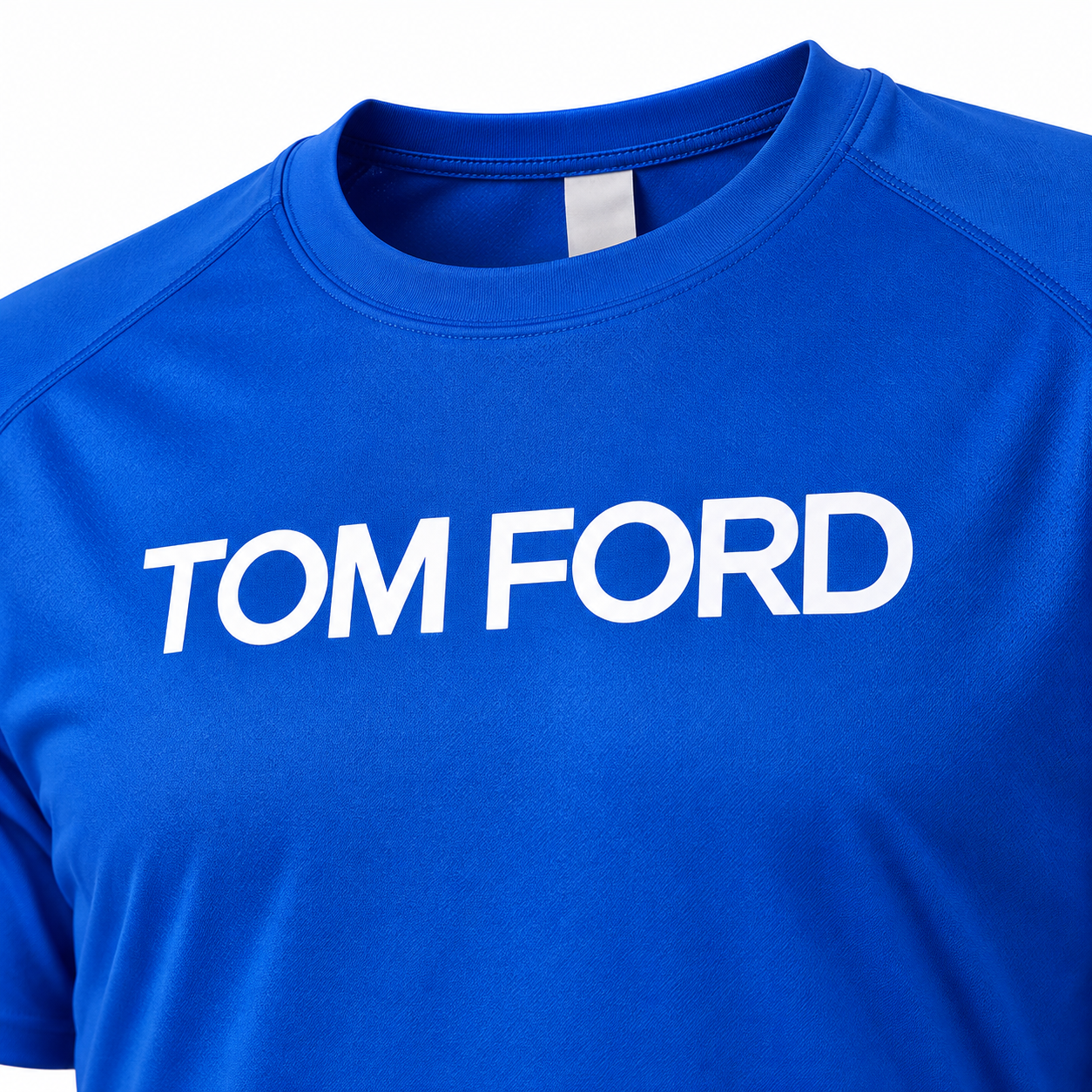 Men's Tom Ford Performance T-Shirt | Color: Royal Blue | View 3