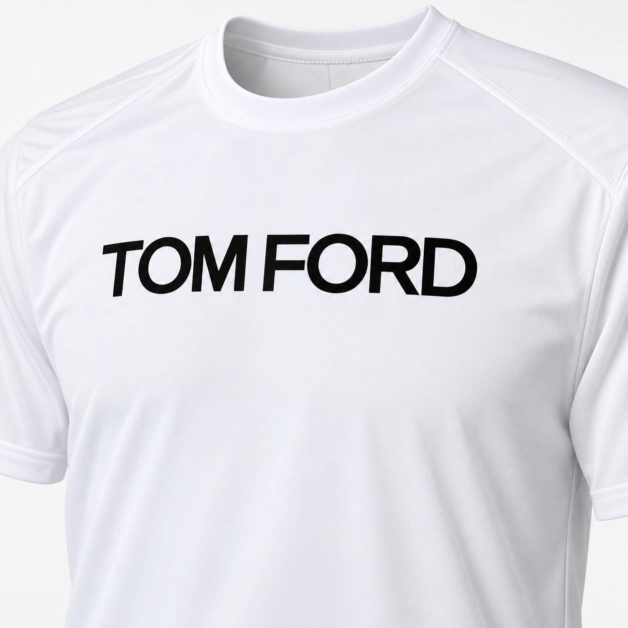 Men's Tom Ford Performance T-Shirt | Color: White | View 3