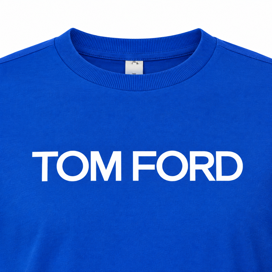 Men's Tom Ford Cotton Long Sleeve T-Shirt | Color: Royal Blue | View 3