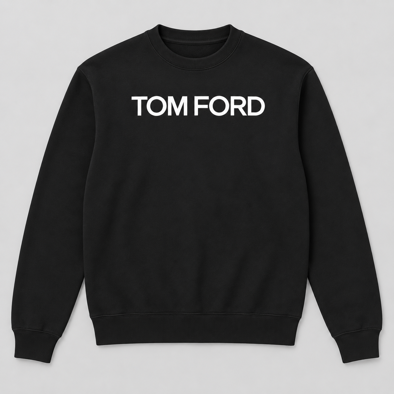 Men's Tom Ford Crewneck Sweatshirt | Color: Black | View 2