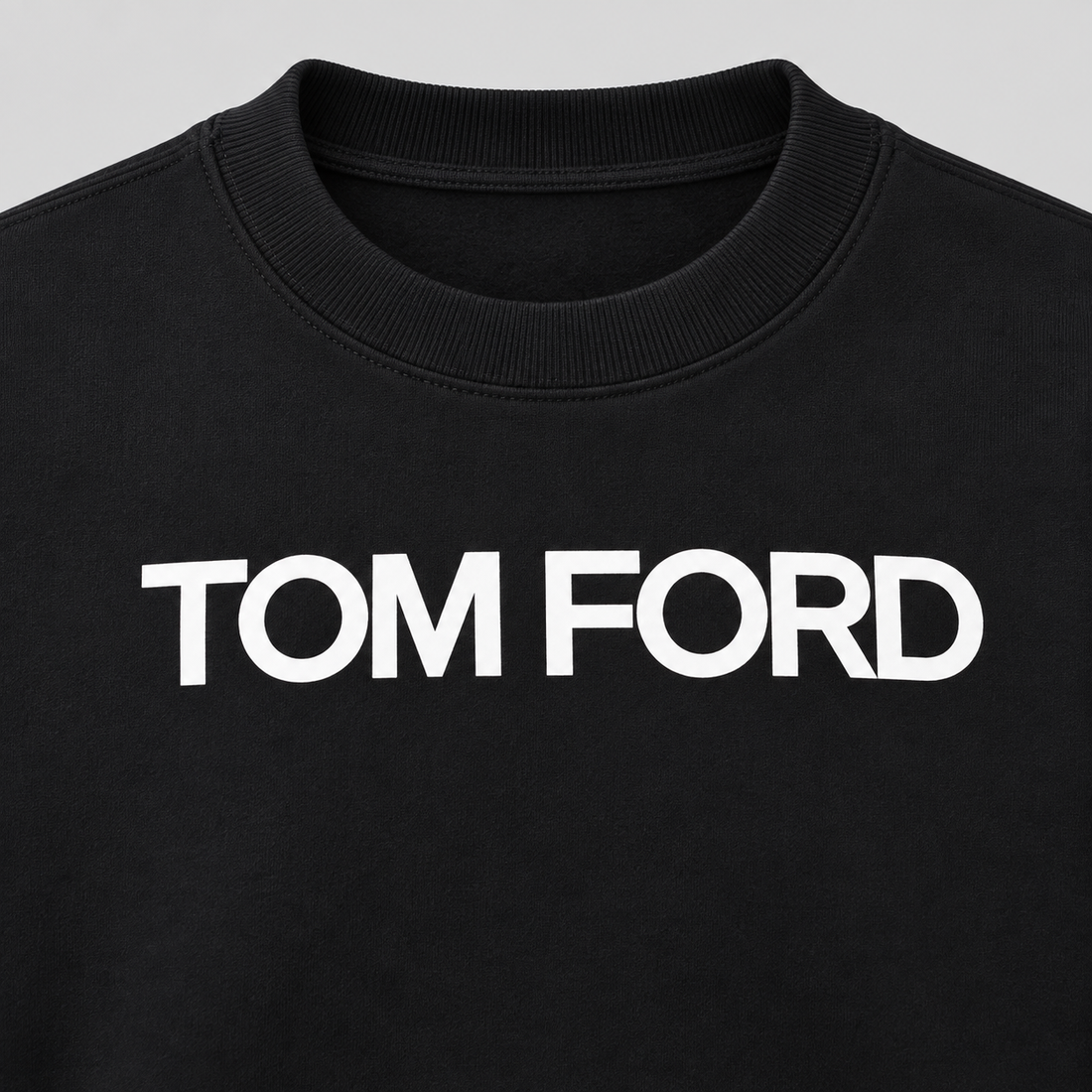 Men's Tom Ford Crewneck Sweatshirt | Color: Black | View 3