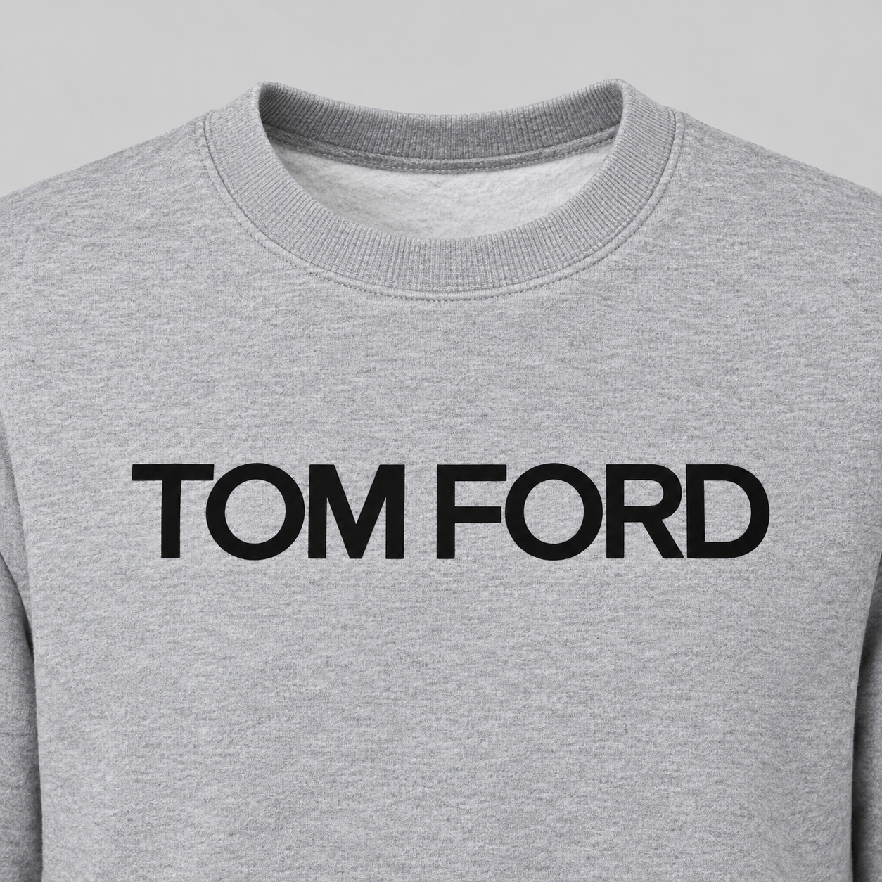 Men's Tom Ford Crewneck Sweatshirt | Color: Grey | View 3