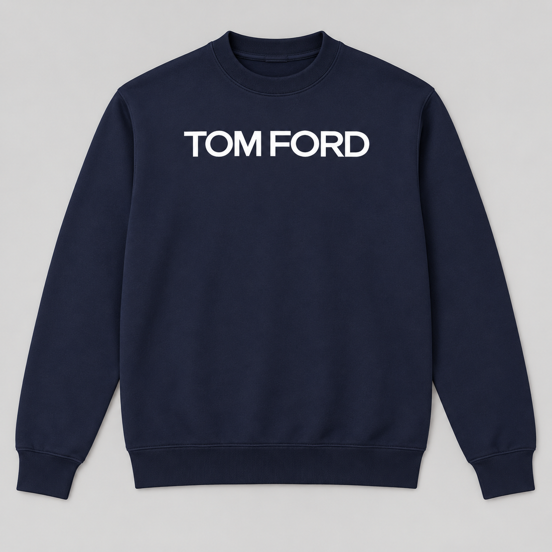 Men's Tom Ford Crewneck Sweatshirt | Color: Navy | View 2