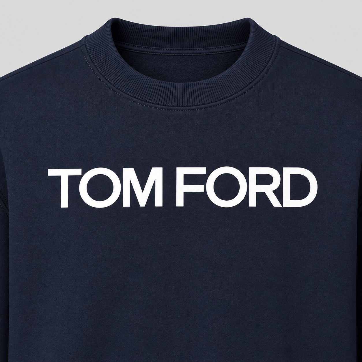 Men's Tom Ford Crewneck Sweatshirt | Color: Navy | View 3