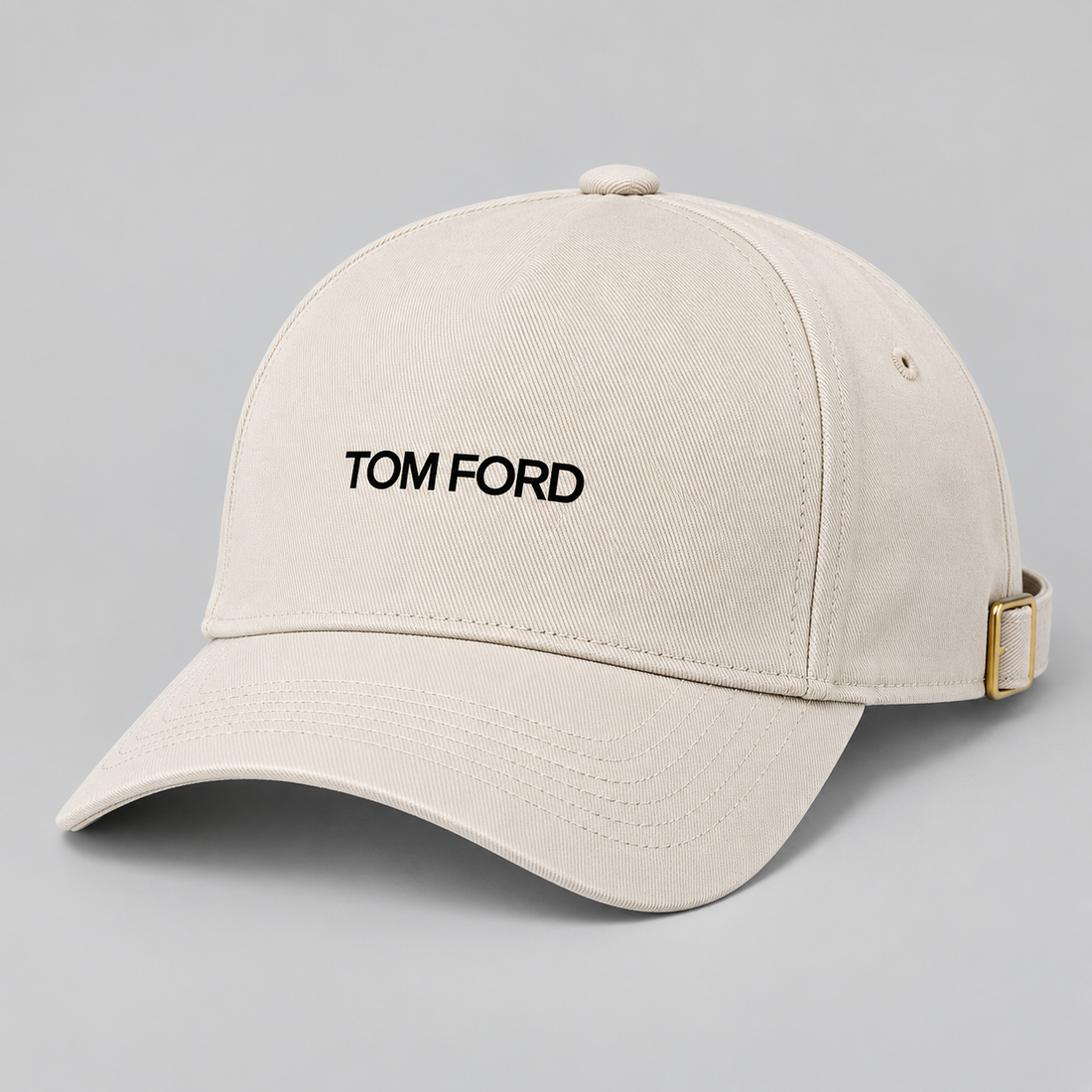 Tom Ford Dad Baseball Cap Hat | Color: Beige | View 1