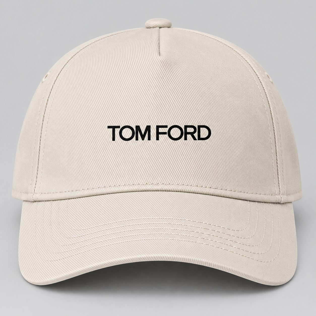 Tom Ford Dad Baseball Cap Hat | Color: Beige | View 3