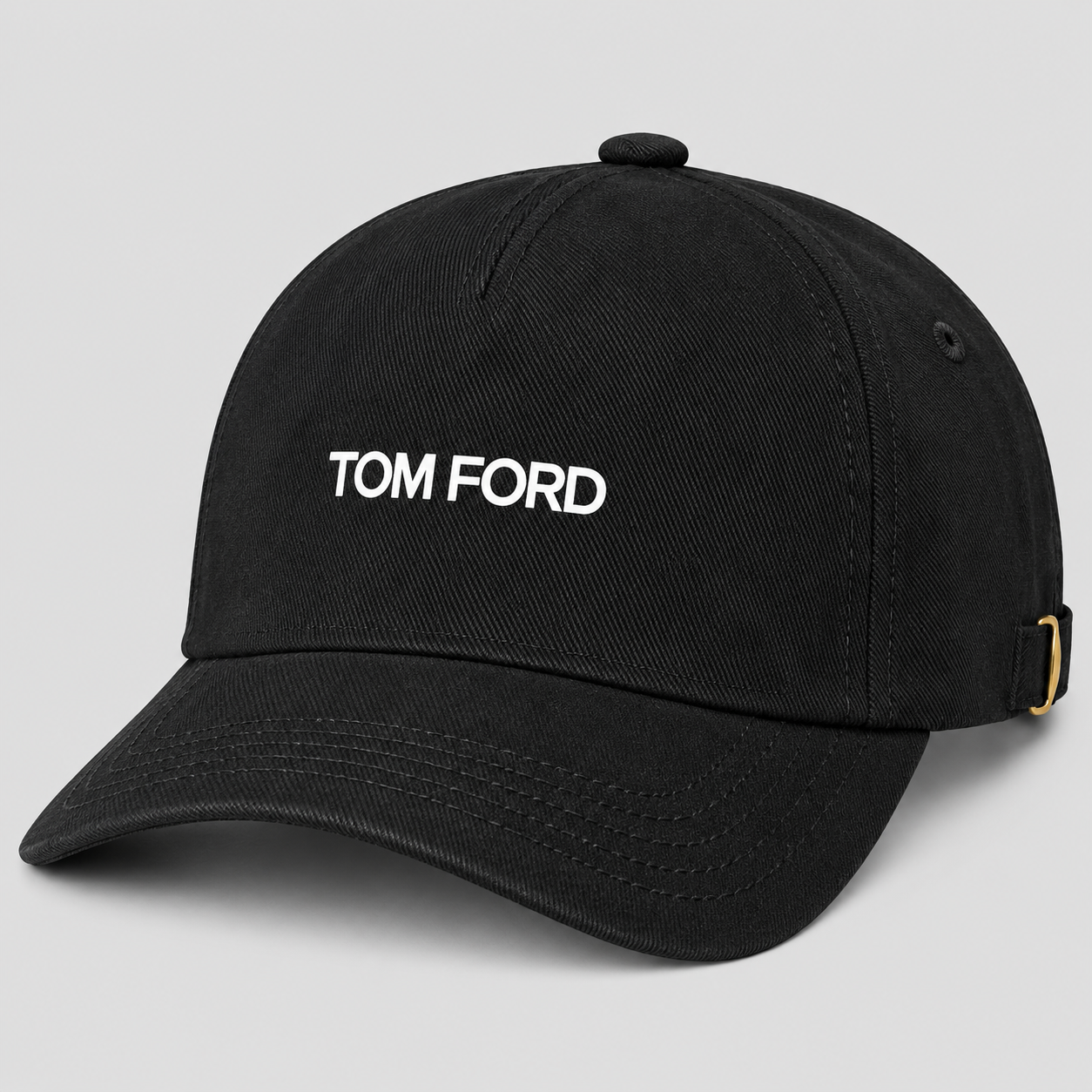 Tom Ford Dad Baseball Cap Hat | Color: Black | View 1