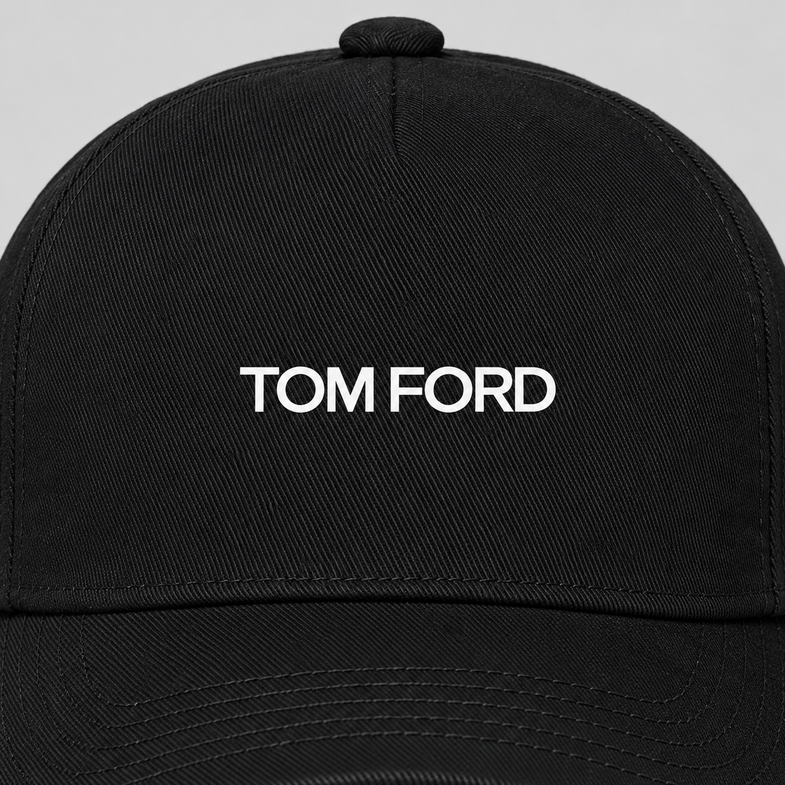 Tom Ford Dad Baseball Cap Hat | Color: Black | View 3