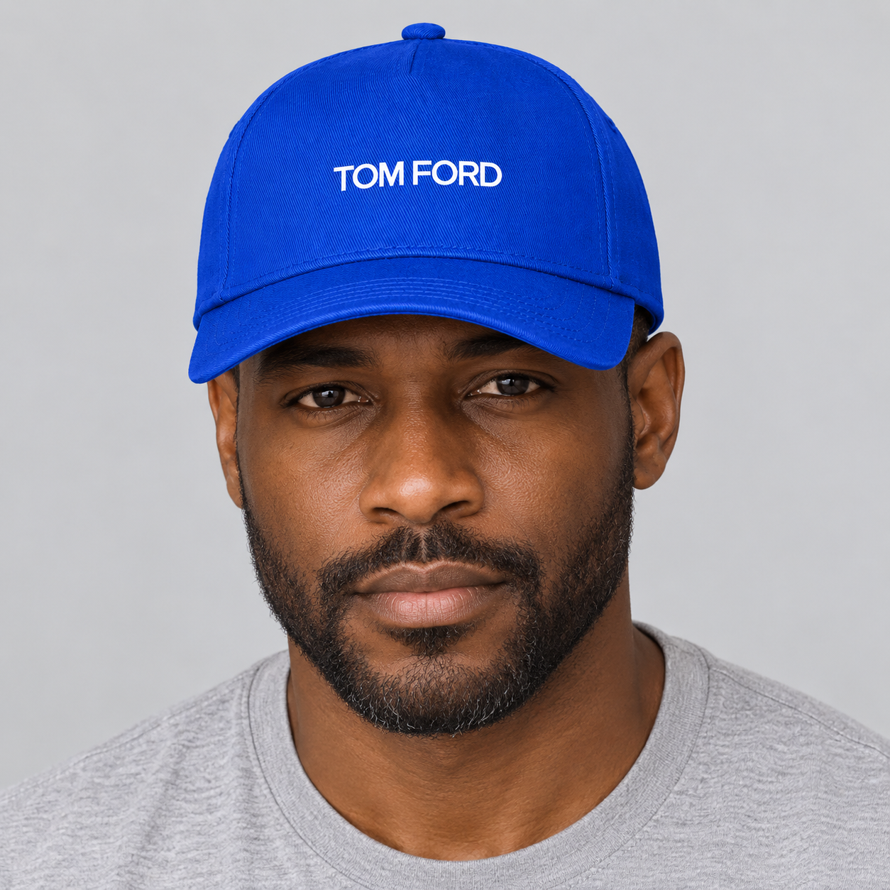 Tom Ford Dad Baseball Cap Hat | Color: Blue | View 5