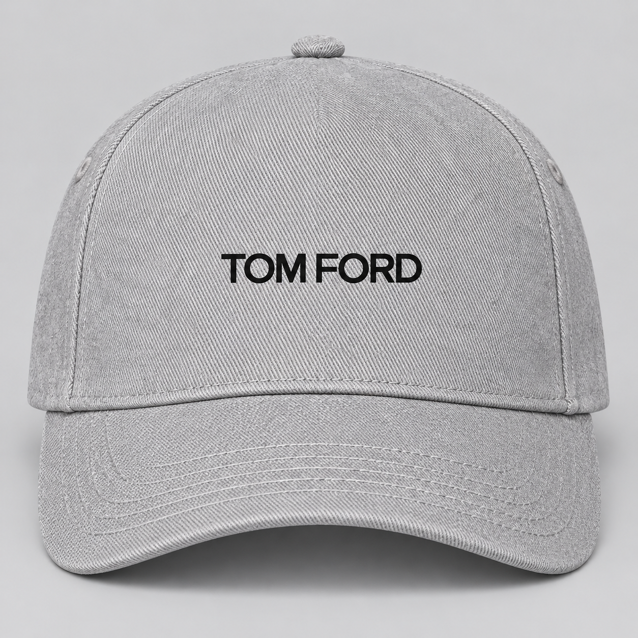 Tom Ford Dad Baseball Cap Hat | Color: Grey | View 3