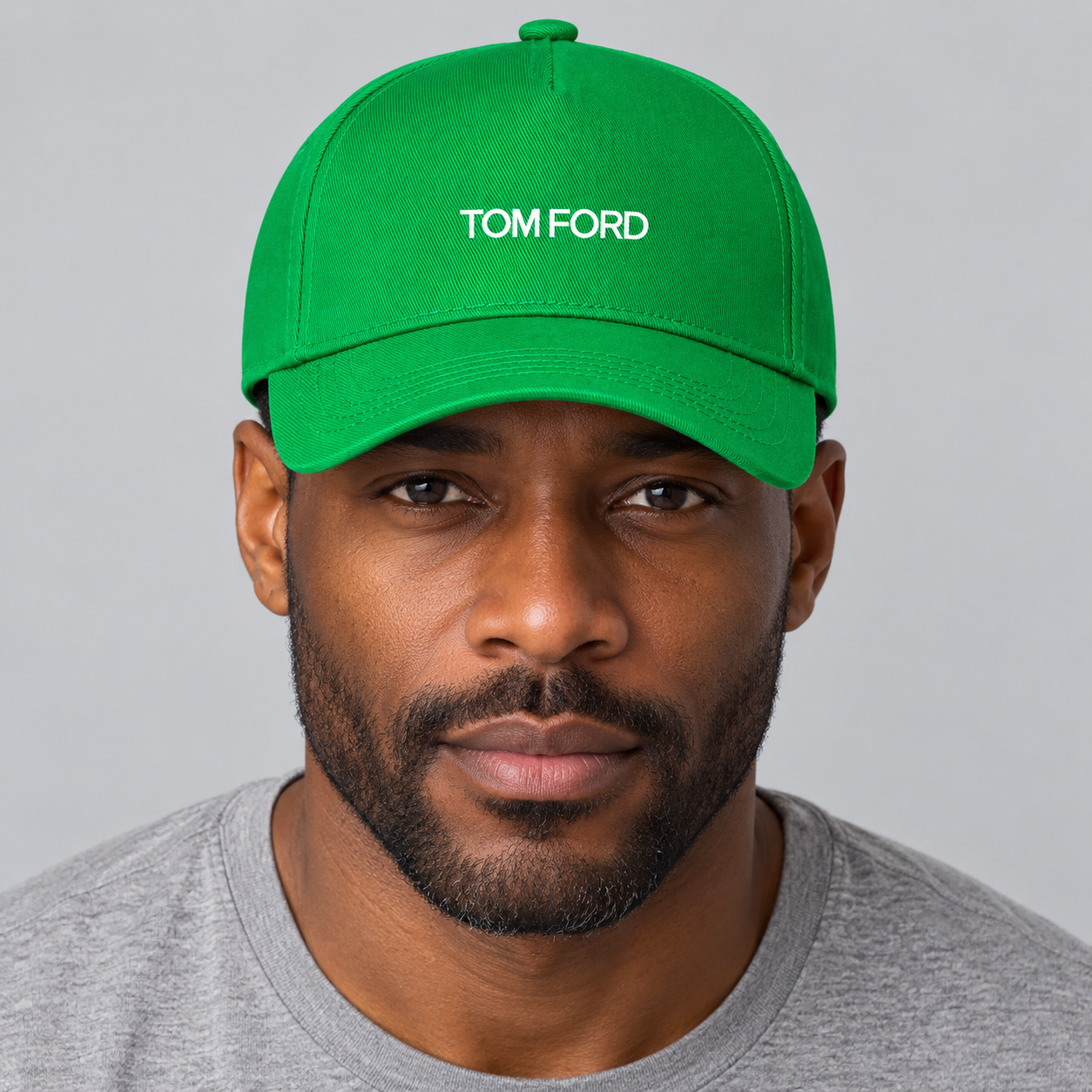 Tom Ford Dad Baseball Cap Hat | Color: Kelly Green | View 5
