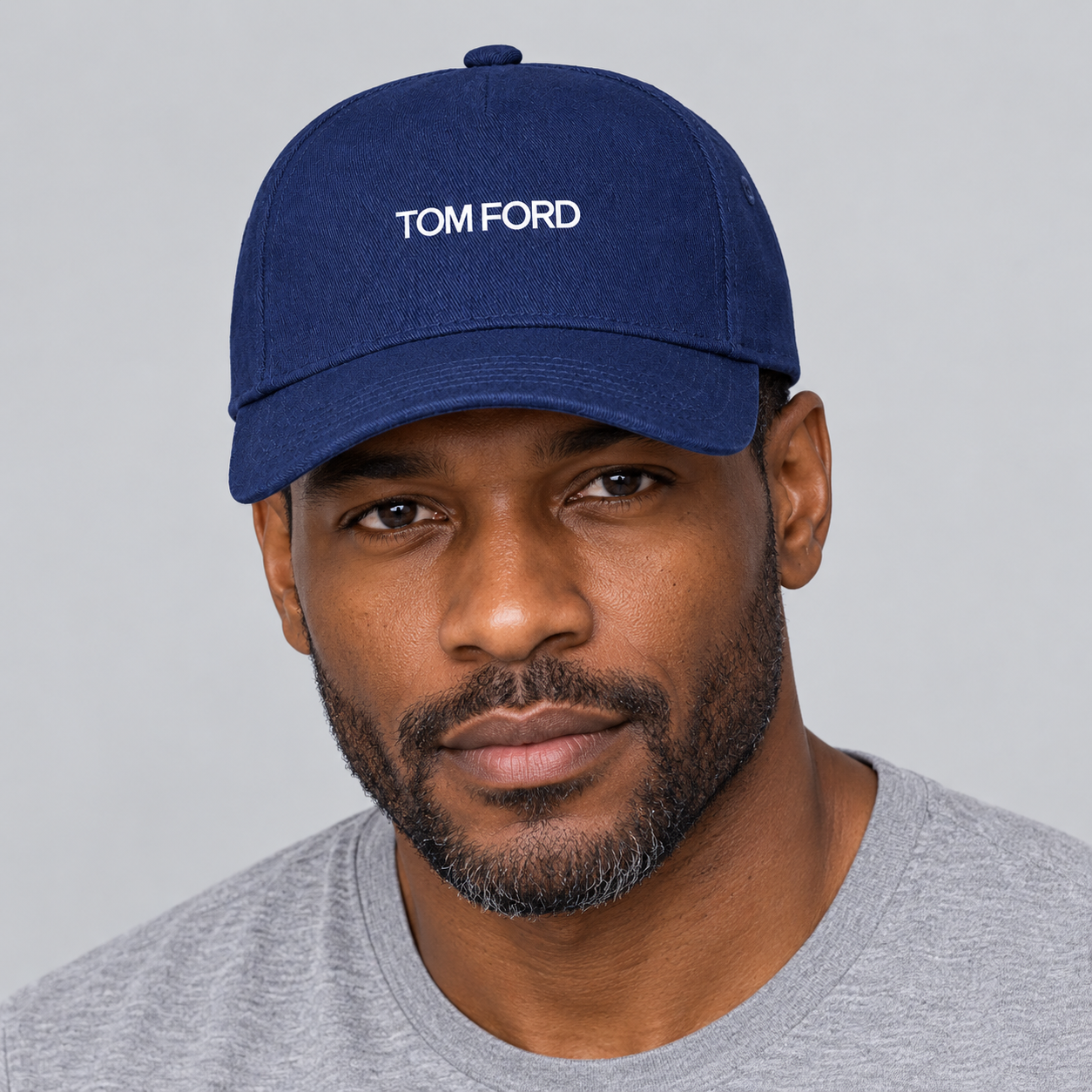 Tom Ford Dad Baseball Cap Hat | Color: Navy | View 5
