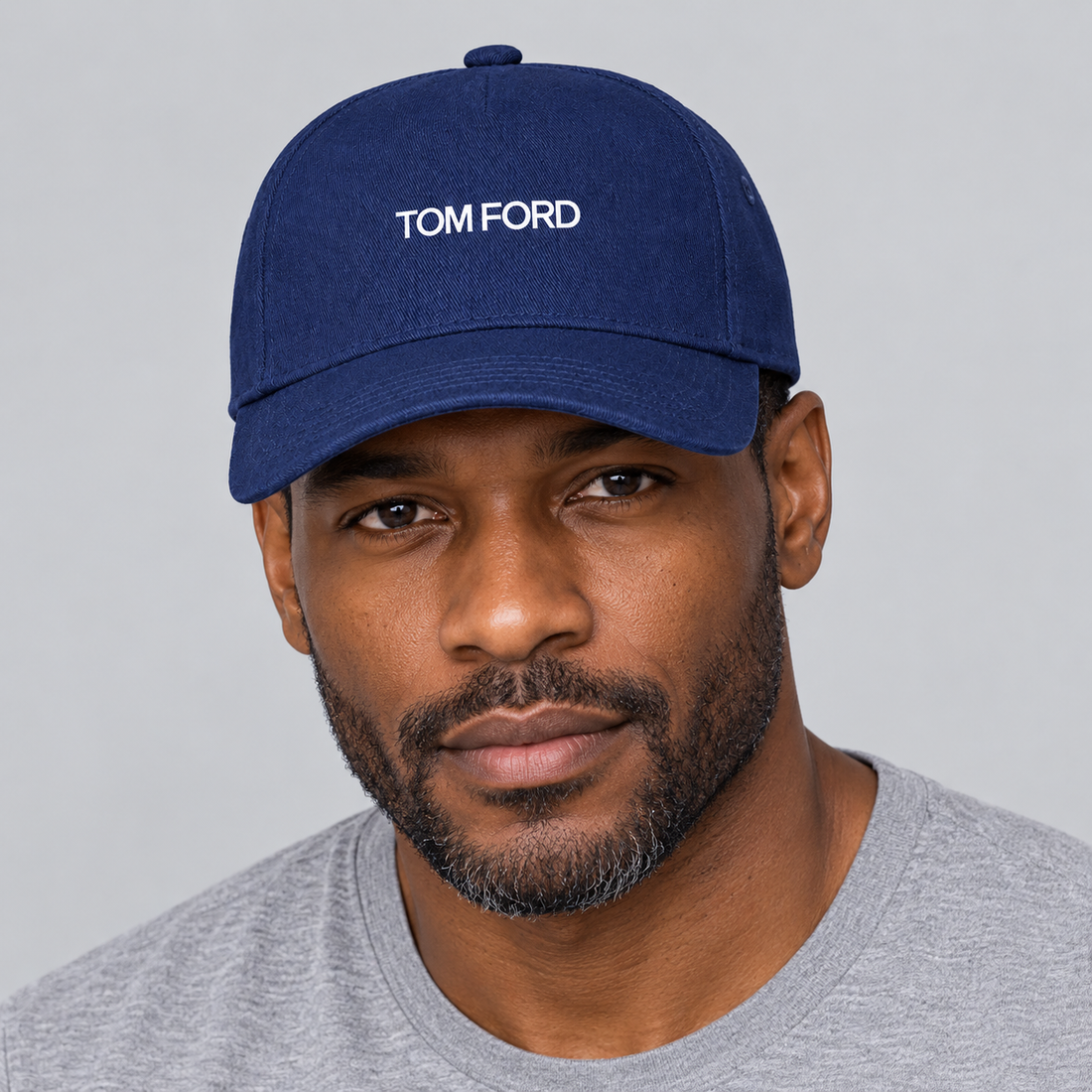 Tom Ford Dad Baseball Cap Hat | Color: Navy | View 5