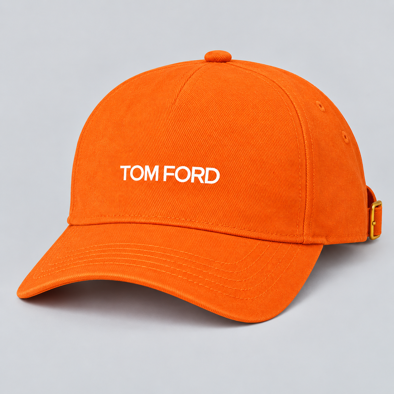 Tom Ford Dad Baseball Cap Hat | Color: Orange | View 1