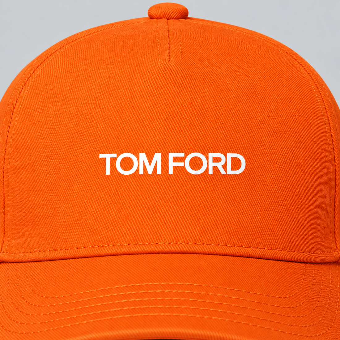 Tom Ford Dad Baseball Cap Hat | Color: Orange | View 3