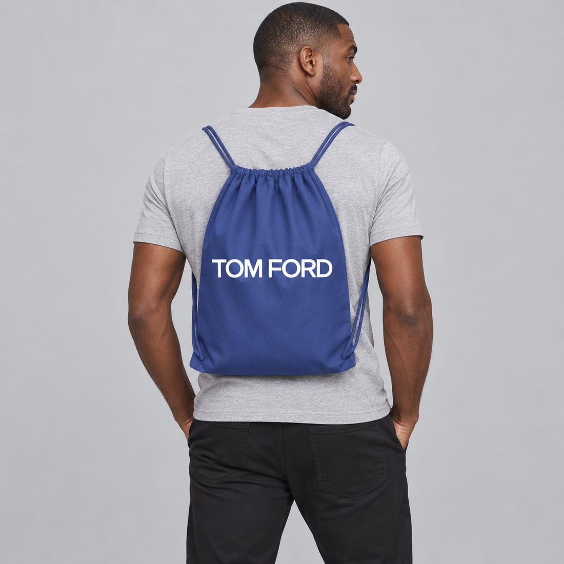 Tom Ford Drawstring Bag | Color: Blue | View 5