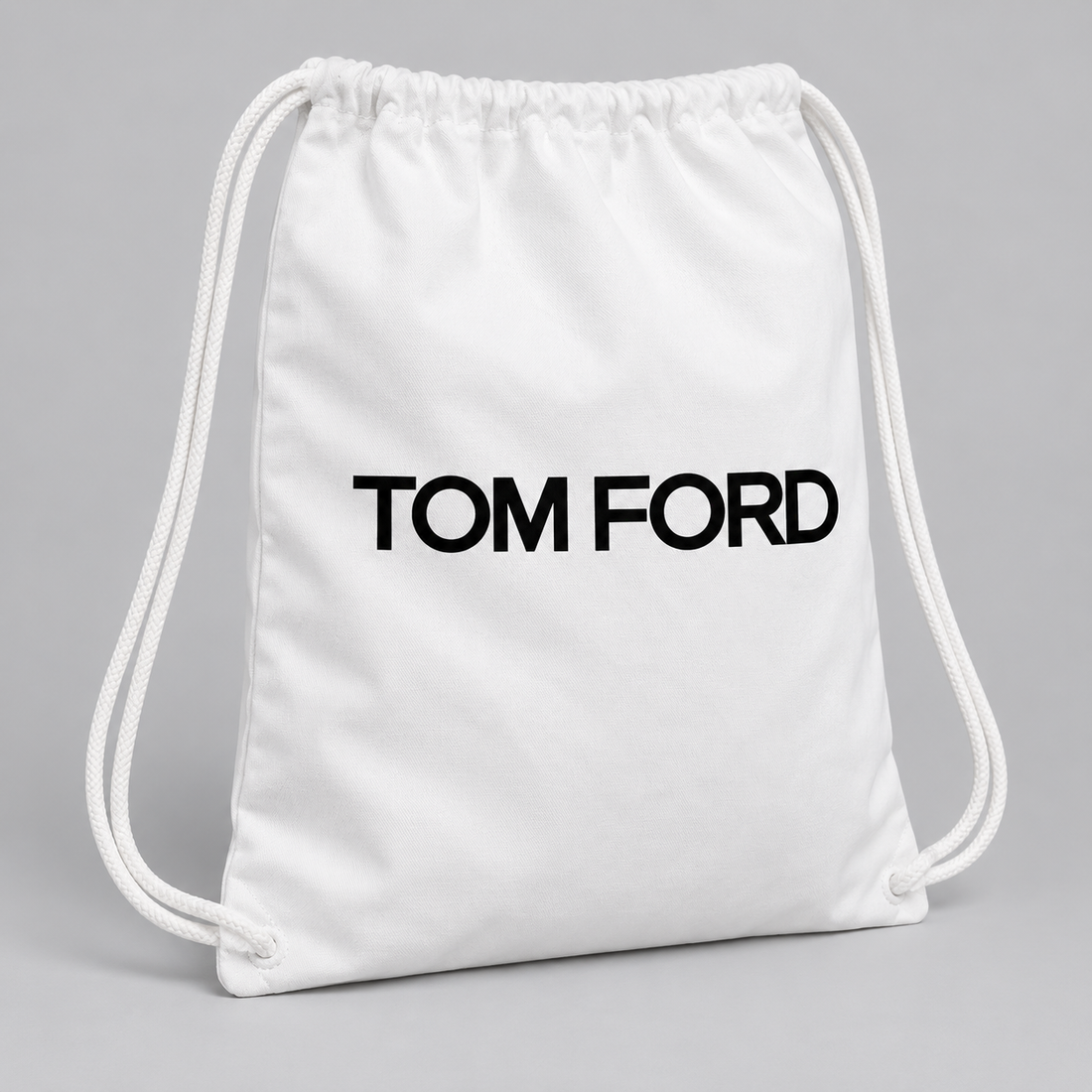 Tom Ford Drawstring Bag | Color: White | View 1
