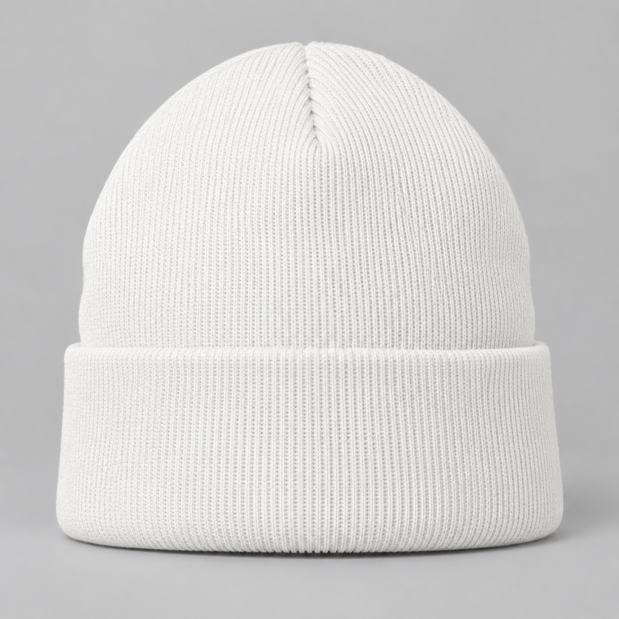 Tom Ford Cuffed Beanie Hat | Color: White | View 2