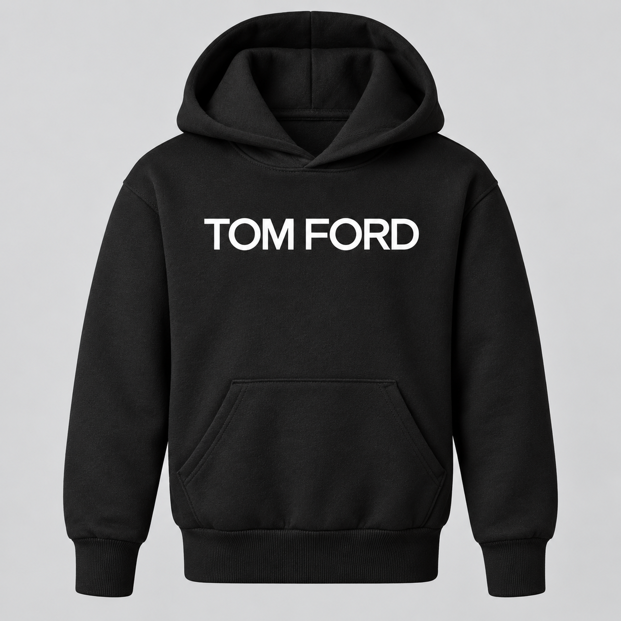 Youth Kids Tom Ford Pullover Hoodie | Color: Black | View 4