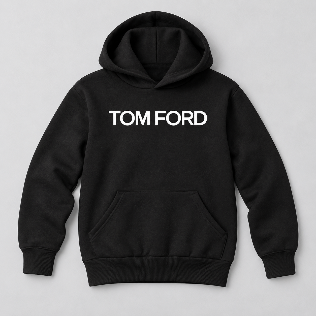 Youth Kids Tom Ford Pullover Hoodie | Color: Black | View 5
