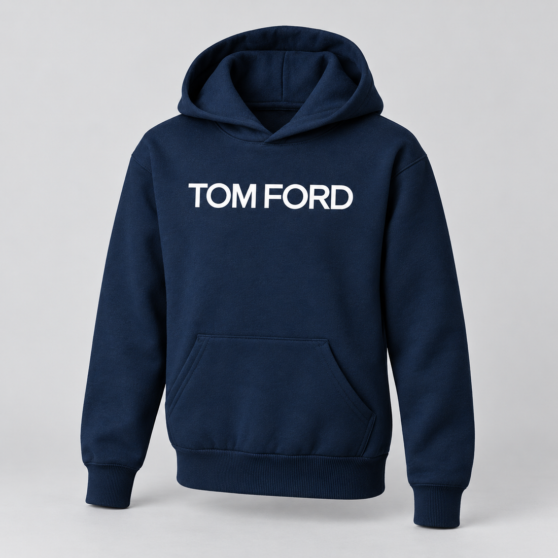 Youth Kids Tom Ford Pullover Hoodie | Color: Navy | View 1